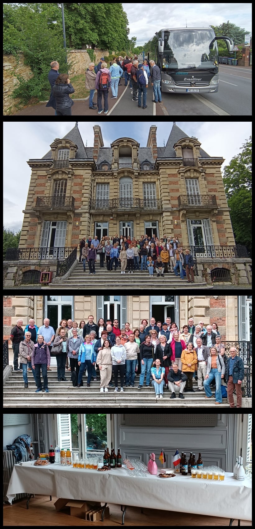 Arrivée du car au Val Joli